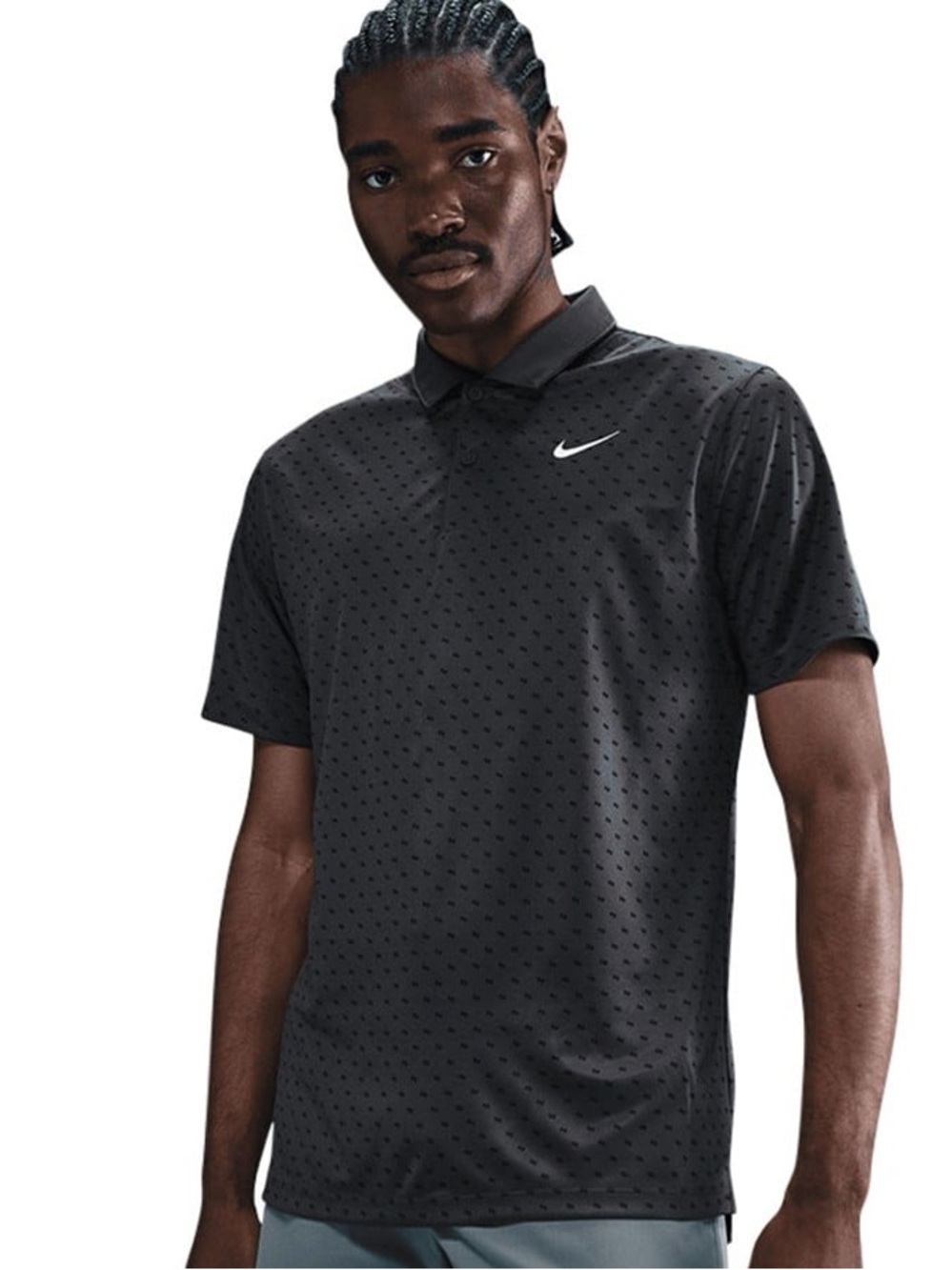 New With Tags Nike Dri-FIT Tour POA Print Golf Polo Size Large